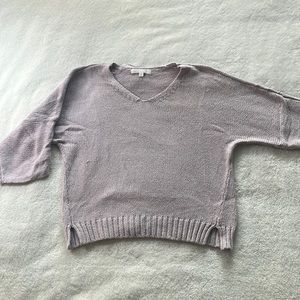 Adyson Parker purple sweater